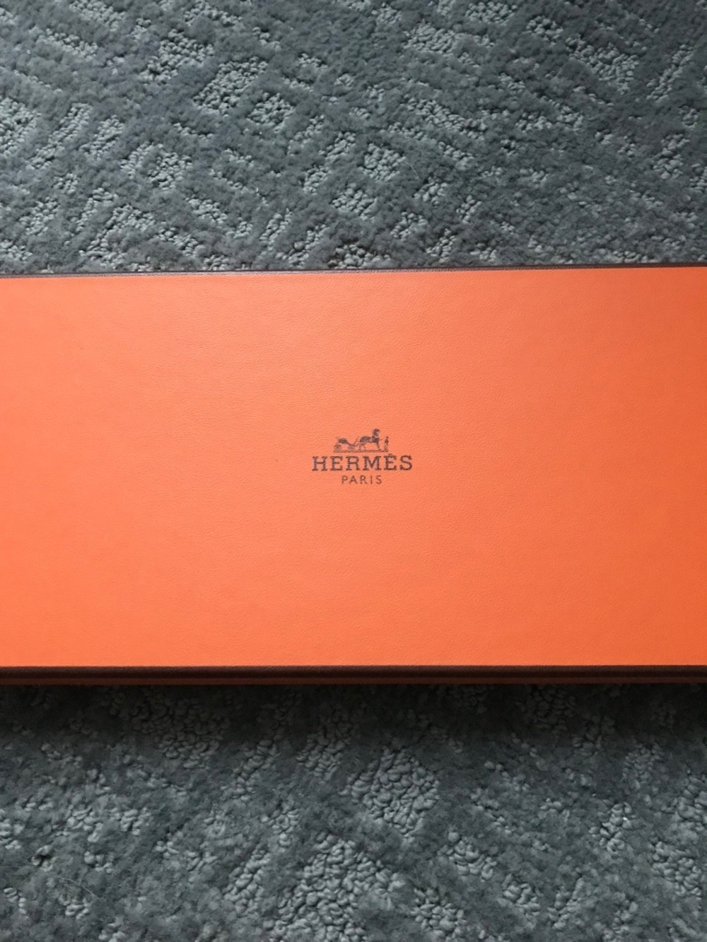 HERMES pink silk tie
